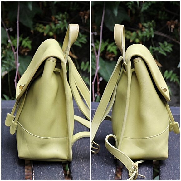 Coach Vintage - LIME Daypack Backpack 9960 - USA 1997 - Picture 3 of 15